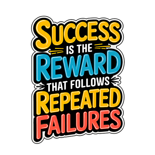 Success Motivational Quote Modern Wall Art