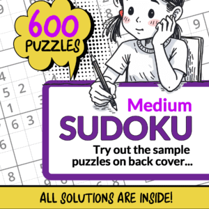 Medium Sudoku Puzzle Book for Adults