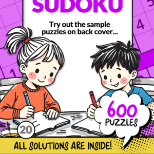 Very Easy Sudoku Puzzles for Kids Ages 6–12