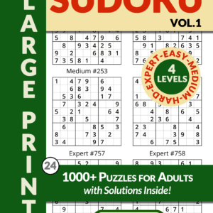 Sudoku 1000 Puzzles for Adults