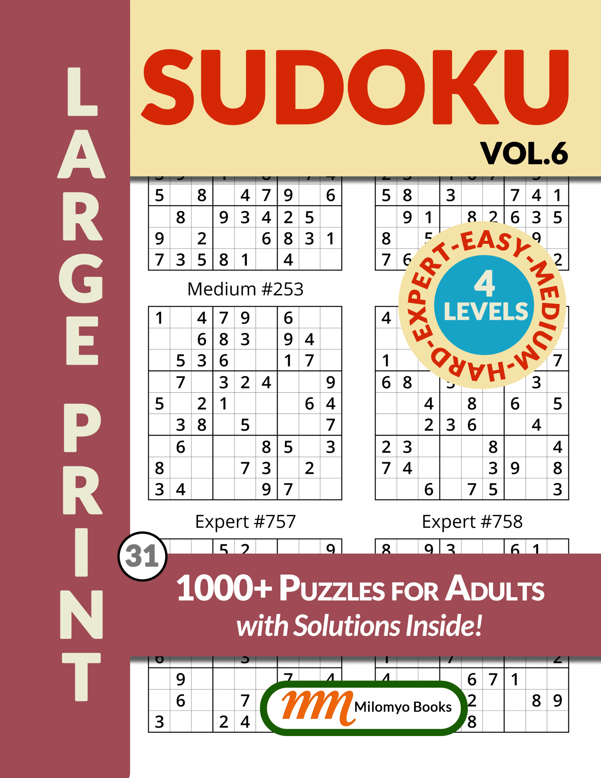 Sudoku 1000 Puzzles for Adults Vol.6 - Image 2