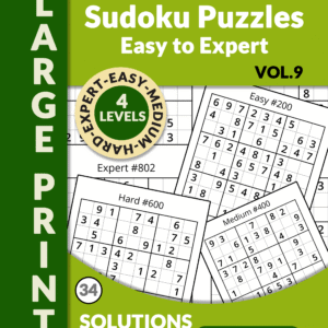 Sudoku 1000 Puzzles for Adults Vol.9