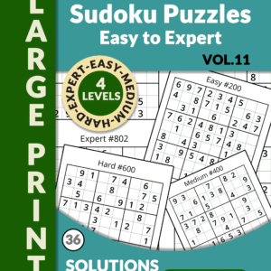 Sudoku 1000 Puzzles for Adults Vol.11