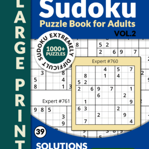 Extremely Difficult Sudoku 1000 Puzzles Vol.2