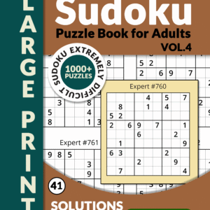 Extremely Difficult Sudoku 1000 Puzzles Vol.4