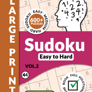 Sudoku Easy to Hard Puzzles for Adults