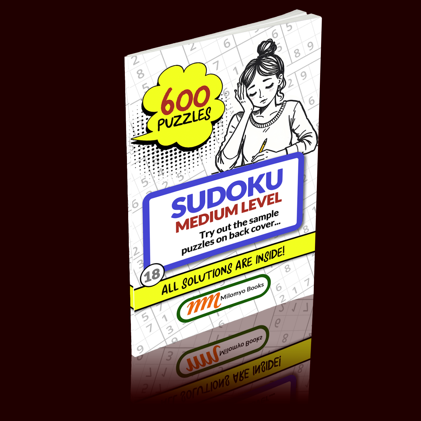 Sudoku Medium Level Puzzle Book for Adults