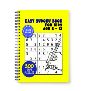 Easy Sudoku Book for Kids 8-12