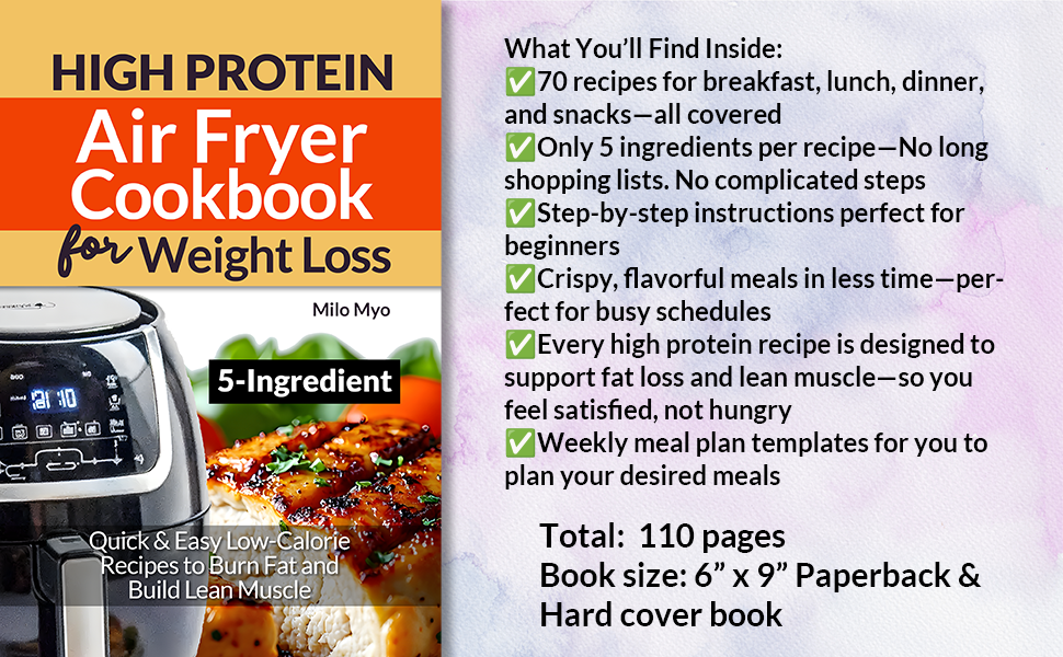 5 Ingredient High Protein Air Fryer Cookbook - Image 3